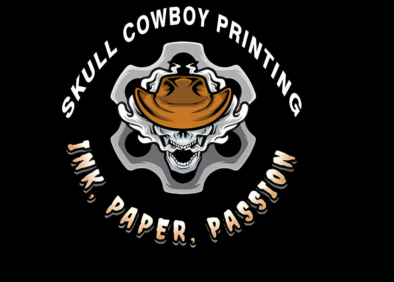 SKULL COWBOY PRINTING