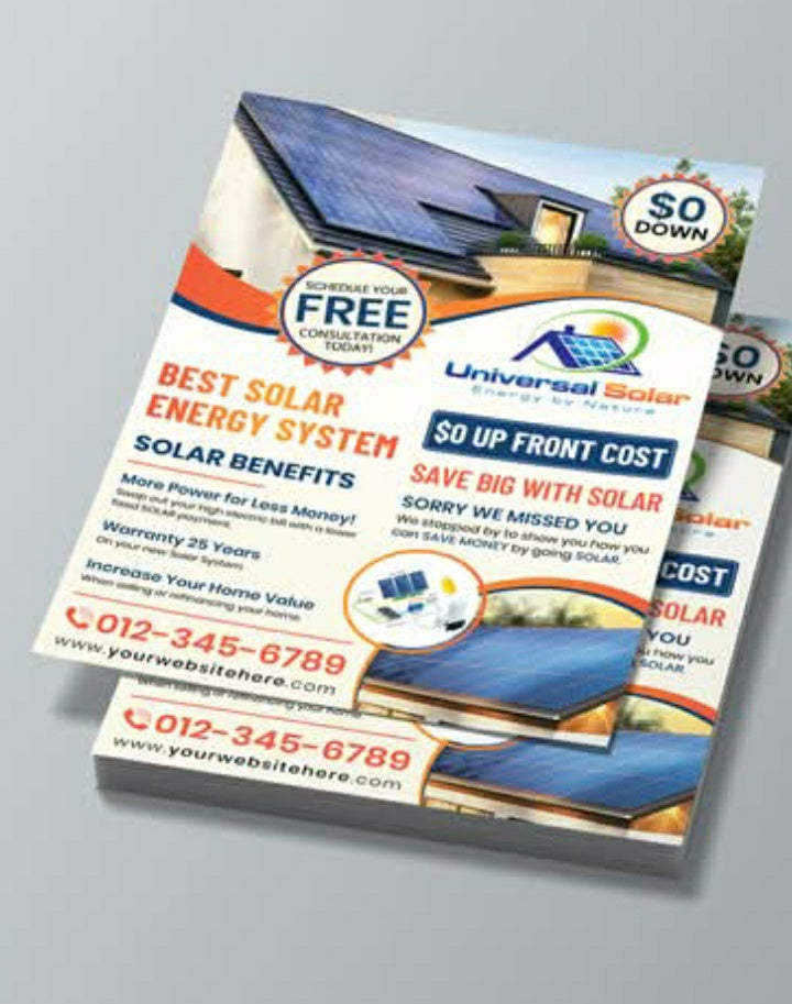 Gloss Text Flyers 100lb Gloss Text
