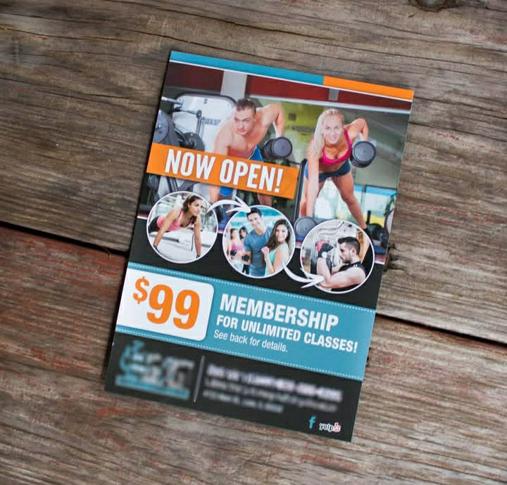 Gloss Text Flyers 100lb Gloss Text