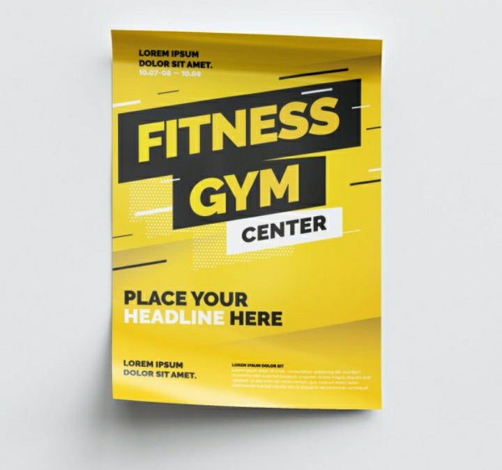 Gloss Text Flyers 100lb Gloss Text